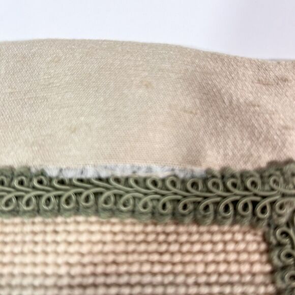 Vintage Crewel Embroidery Floral Hydrangea Pillow Case Boho Cottage Core - Picture 5 of 6